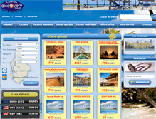 Tablet Screenshot of discoverytours.ro